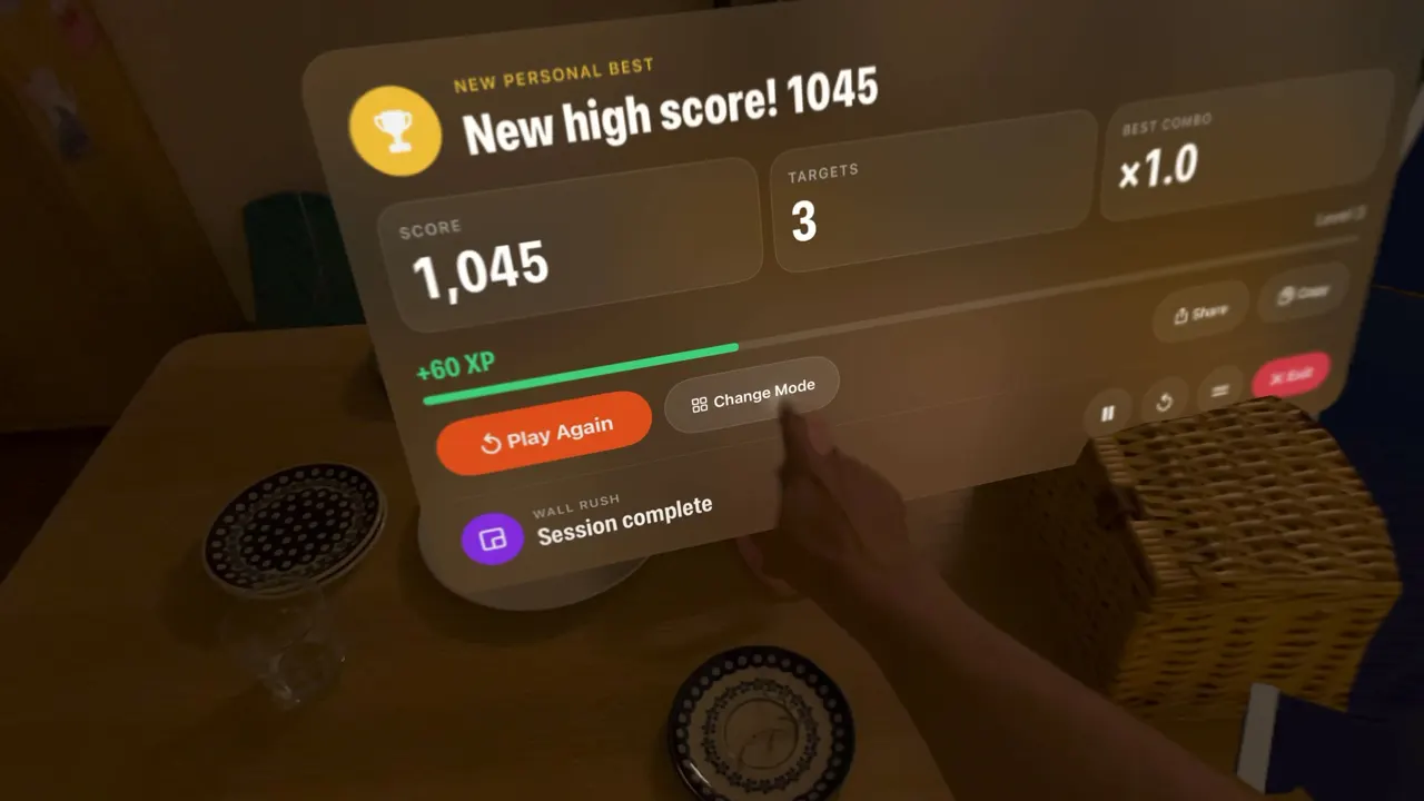 A new high score panel